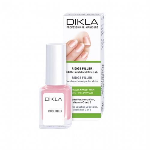 Dikla Ridge Filler 12 ml – Eliminar uñas surcos SOSTENIBLE – hay un diseño sutil Color Rosa acabado – Swiss Quality