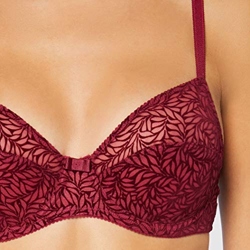 Dim Soutien-Gorge 3/4 Cup Sublim Velours Sujetador, Barniz Rojo, 100D para Mujer