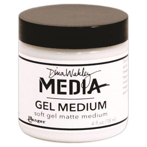 Dina Wakley Media Gel Medium 4oz Jar - finitura Opaca