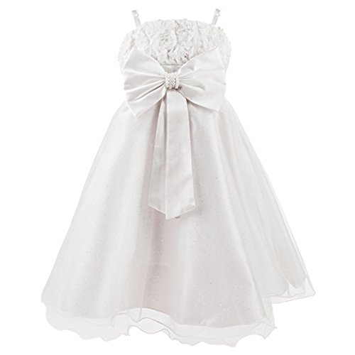 Disney Princesas Vestido de Verano, Color Blanco, 2-3 años (Katara 1716)