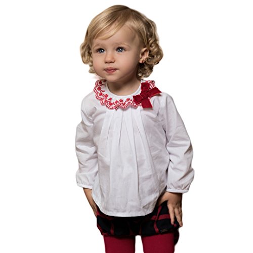 DOLCE PETIT - Conjunto Navidad Blusa Y Pantalon bebé-niños Color: Marino Talla: 24M