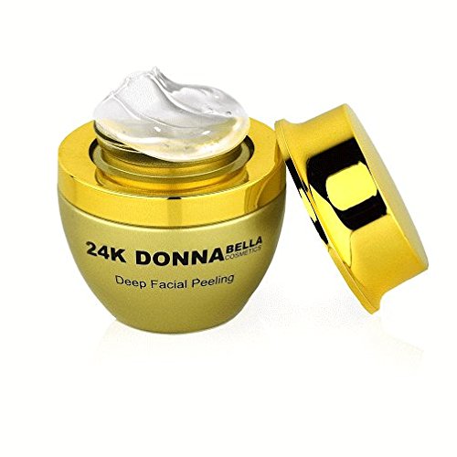 Donna Bella cosméticos – 24 K oro profundo peeling facial – Promueve Juvenil piel y estimula el crecimiento Colágeno