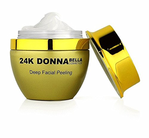 Donna Bella cosméticos – 24 K oro profundo peeling facial – Promueve Juvenil piel y estimula el crecimiento Colágeno