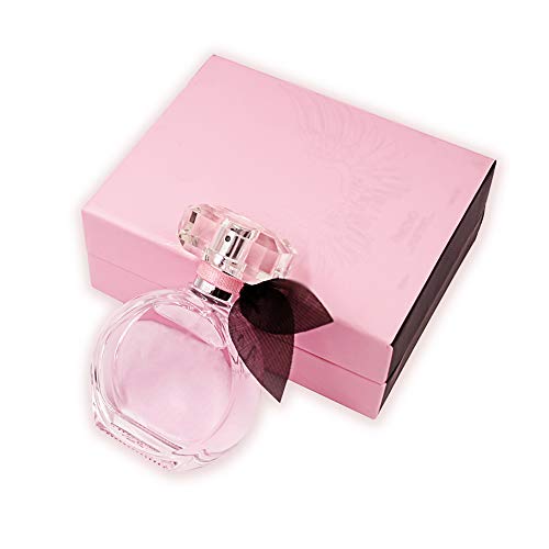 DQM Perfume Rosa para Mujer, Agua de baño Fresca de Larga duración para Estudiantes, perfumes Suaves Florales y afrutados, 50 ml / 1,7 oz, Muestra Gratis