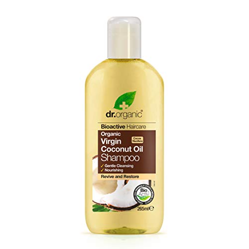 Dr. Organic Champú de Aceite de Coco, 265 ml