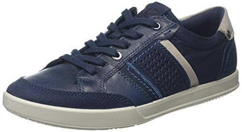 Ecco Collin 2.0, Zapatillas para Hombre, (Navy/Denim Blue 50881), 45 EU