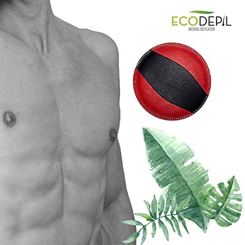 Ecodepil Manopla Depilación Natural sin Dolor Cuerpo XXL Hombre Recambios 1 año | Eliminación de Vello Corporal