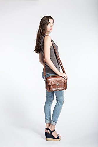 Ecosusi - Bolso Estilo Cartera para Mujer, marrón (Marrón) - Eco012824057-FFR