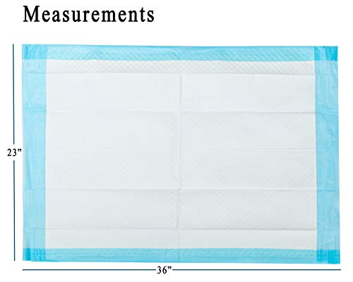 Empapadores desechables para incontinencia - Empapadores super-absorbentes, 60 X 90 cm, 45 Gram (50 unidades)