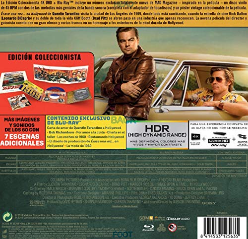 Érase una vez… en Hollywood - Edición Especial (4K Ultra HD + Blu-ray + Vinilo + Adaptador + Póster + Fanzine) [Blu-ray]