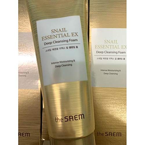 Espuma de limpieza profunda de Snail Essential EX de 150 ml [the SAEM]