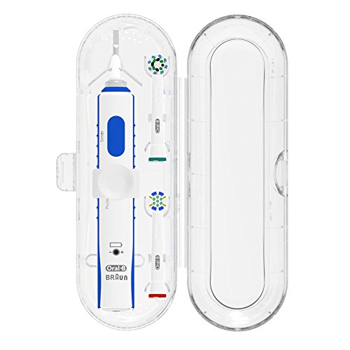 Estuche de viaje para Poketech Oral-B 1 pieza de mano y el cepillo 2 Premium - Transparente