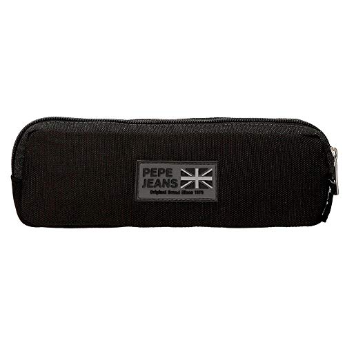 Estuche Pepe Jeans Ren, 22 cm, Negro