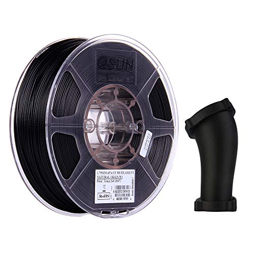 eSUN Filamento Nylon Fibra de Carbono 1.75mm, Filamento PA-CF de Impresión 3D, Precisión Dimensional +/- 0.05mm, 1KG (2.2 LBS) de Carrete para Impresora 3D, Natural