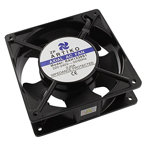 Europart Universal Axial ventilador de refrigeración Asamblea, 18 W, 240 V, 120 x 120 x 38 mm