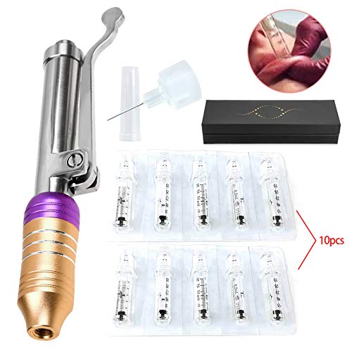 FDCXK Hyaluron Pen Hialurónica con Cabeza De 10 Ampollas para El Llenado De Antiarrugas Lifting Dudu Lips Atomizer Pen