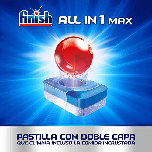 Finish Powerball All in 1 Max - Pastillas para el lavavajillas todo en 1-35 pastillas