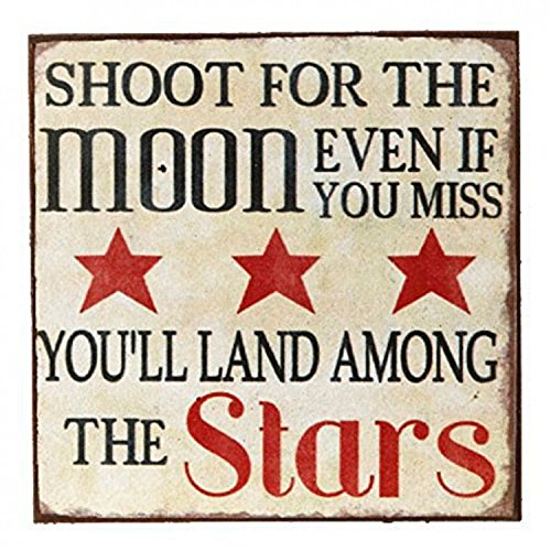 Fridge Magnet Shoot For The Moon Even If You Miss You'll Land Among The Stars by My Bargains Online Shop