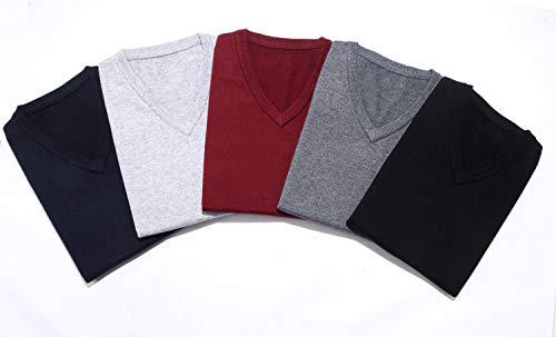 FULIER Hombre Invierno Sin Mangas con Cuello En V Chaleco Classic Business Gentleman Prendas De Punto De Punto Chaleco Suéter Cardigans Tank Tops (x-Large, Armada)