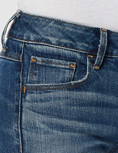 G-STAR RAW 3301 Deconstructed Mid Waist Straight Vaqueros, Azul (medium aged A670-071), 23W / 34L para Mujer