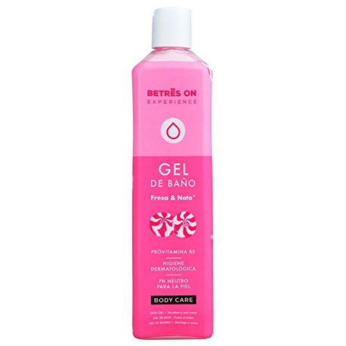 Gel de Baño Fresa y Nata Betres 750 ml.