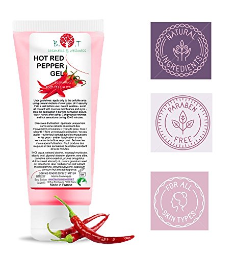 Gel de Pimienta Roja Capsicum Forte Anticelulítico Adelgazante Quema Grasa Unisex