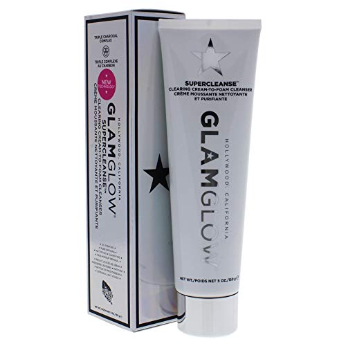 GLAMGLOW Supercleanse Limpiador de crema a espuma, 150 g