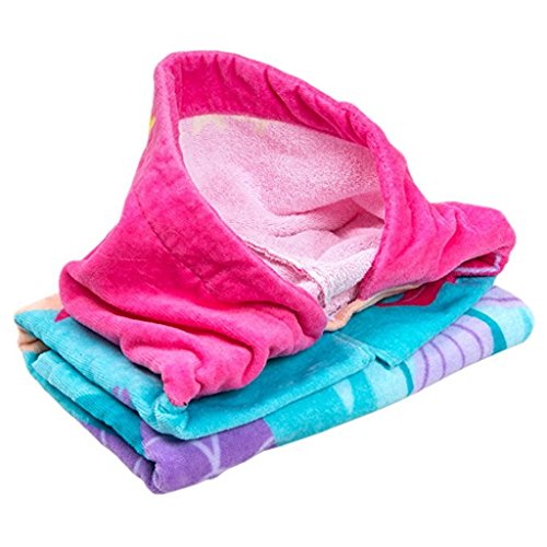 Gogokids Albornoz con Capucha para Niñas Niños - Toalla de baño 100% Algodón Absorbente Toallas para Bañera Playa Ropa de Dormir