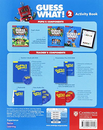 Guess What! Activity Book Level 2 con Home Booklet and Online Interactive Activities, Pack de 2 libros