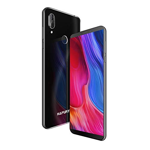 HAFURY Note 10 4G Android 9 Dual Sim Smartphone Libre Desbloqueado, Pantalla 5.93 Inch FHD con batería de 4000Mah, 4GB RAM+32GB ROM, Ampliable hasta 128 GB, teléfono móvil Doble cámara 8MP+16MP,Negro