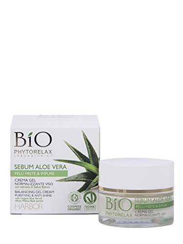 HARBOR Sebo Cara Aloe Vera Gel Crema 50 Ml Normalizante