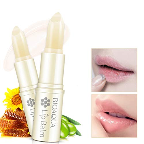 Healifty Bálsamo de labios hidratante natural, 4 g, para mujer, cuidado suave