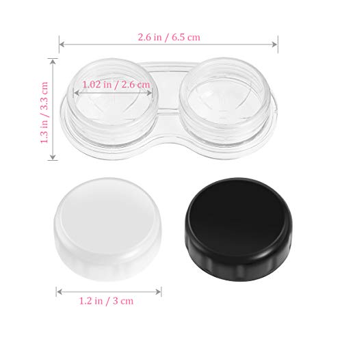 Healifty Caja de Lentes de Contacto - 12PCS Kit de Viaje - Pinzette e applicatore inclusi - Estuche para lentes de contacto - Caja Para Lentillas - Estuche Lentillas