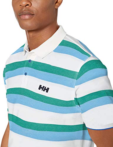 Helly Hansen Marstrand Marine Polo para Hombre, Hombre, 53022, Cornflower Twin Stripe, XX-Large