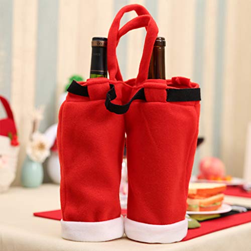 Henan 2 botellas de vino bolsa de vino bolsas de neopreno para boda de Navidad