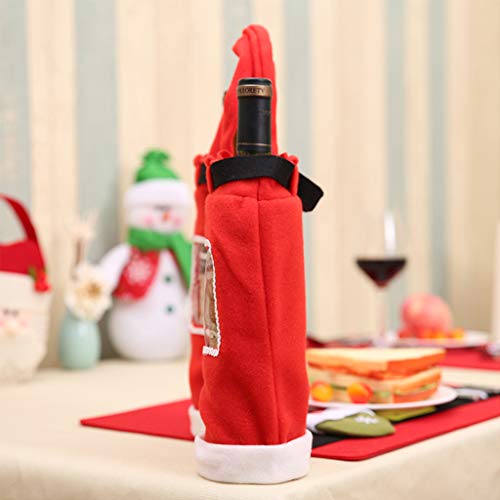 Henan 2 botellas de vino bolsa de vino bolsas de neopreno para boda de Navidad