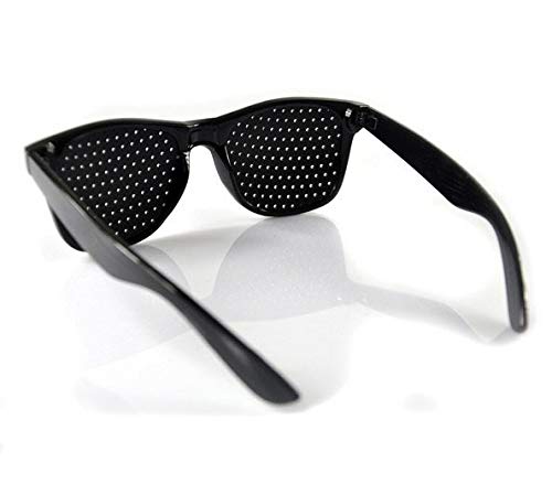 Hot Black Unisex Vision Care Pin Hole Anteojos Pin Hole Gafas Ojo Ejercicio Vista Mejorar Plástico Natural Healing Ancient vine green