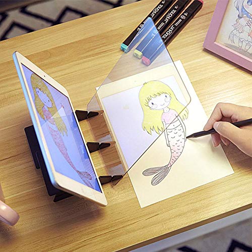 HUVE Tablero De Dibujo Óptico Asistente De Boceto Tablero De Dibujo Óptico Ayudante De Pintura Tabla De Copia Proyección Placa Linyi Línea De Pintura Óptica Extractor De Borrador