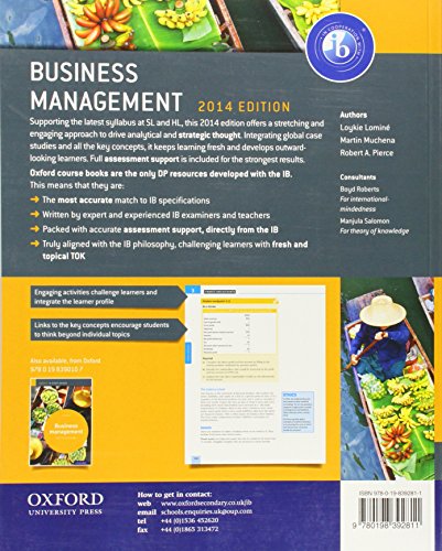 Ib course book: business management. Per le Scuole superiori. Con espansione online (IB Business Management 2014)