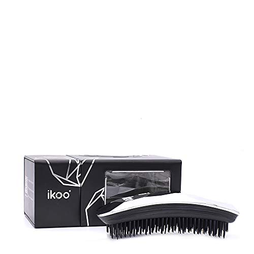 ikoo Brush Home Black – Cepillo de cuidado de bailarina para desenredar el cabello de forma suave