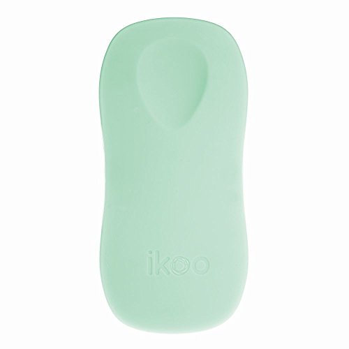 ikoo Home White Paradise - Cepillo sin mango desenredante para todo tipo de cabello, cerdas suaves, masaje del cuero cabelludo, cepillado para pelo largo, mojado o seco. Ergonómico y vegano.