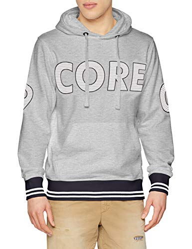 Jack & Jones Jcophoenix Sweat Hood Capucha, Gris (Light Grey Melange Light Grey Melange), Medium para Hombre