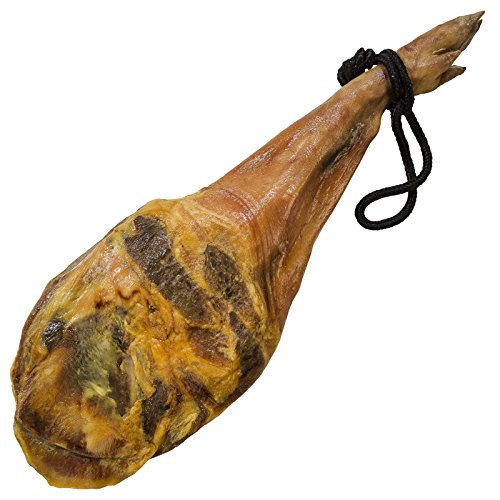 Jamonprive - Paleta Serrana Reserva Qualitas (Jamón Serrano Curado) + Jamonero kit 4.5 - 5 Kg - Paletilla