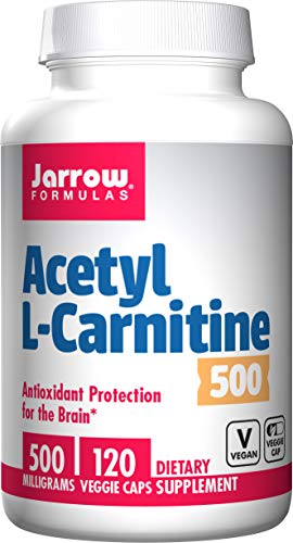 Jarrow Formulas Acetyl L-Carnitine, 500mg - 120 Cápsulas