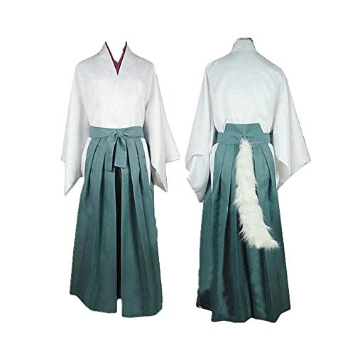 JLCYYSS 4PCS Novedad Cosplay para Disfraces de Fiesta Kamisama Love, Kamisama Kiss Tomoe Vestido de Kimono japonés para Mujeres Hombres Conjunto Completo para Anime Exposición