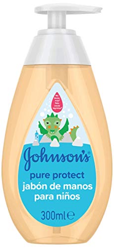 Johnson's Pure Protect - Jabón de manos, 300 ml