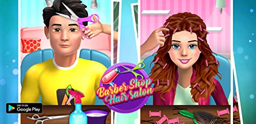 Juego de corte de pelo Barber Shop Kids