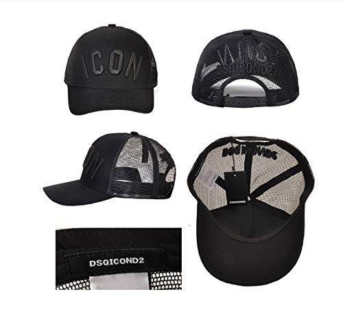 juou Gorra De Béisbol De Verano De Algodón para Hombres Y Mujeres Bordado Icon Black Daddy Hat para Hip Hop Dsq Hat De Camionero para Hombre Gorras Casquette