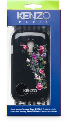 Kenzo KE247036 - Cubierta con diseño Exotic para Samsung Galaxy S3 I8190, negro