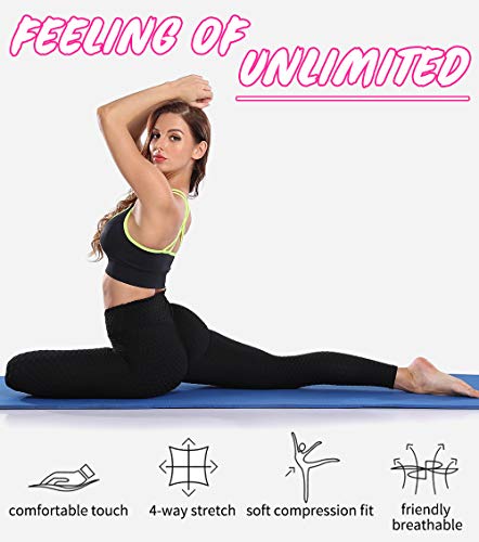 KIWI RATA Mallas Push up Mujer Leggins Deportivos Yoga Leggings de Cintura Alta Pantalones Deporte para Fitness Running Elásticos y Transpirables